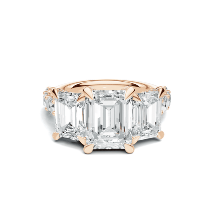 Luxe Three Stone Statement Ring