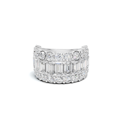 Luxe Triple Row Ring