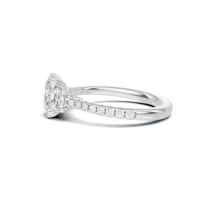 Magnificent Three Stone Ring