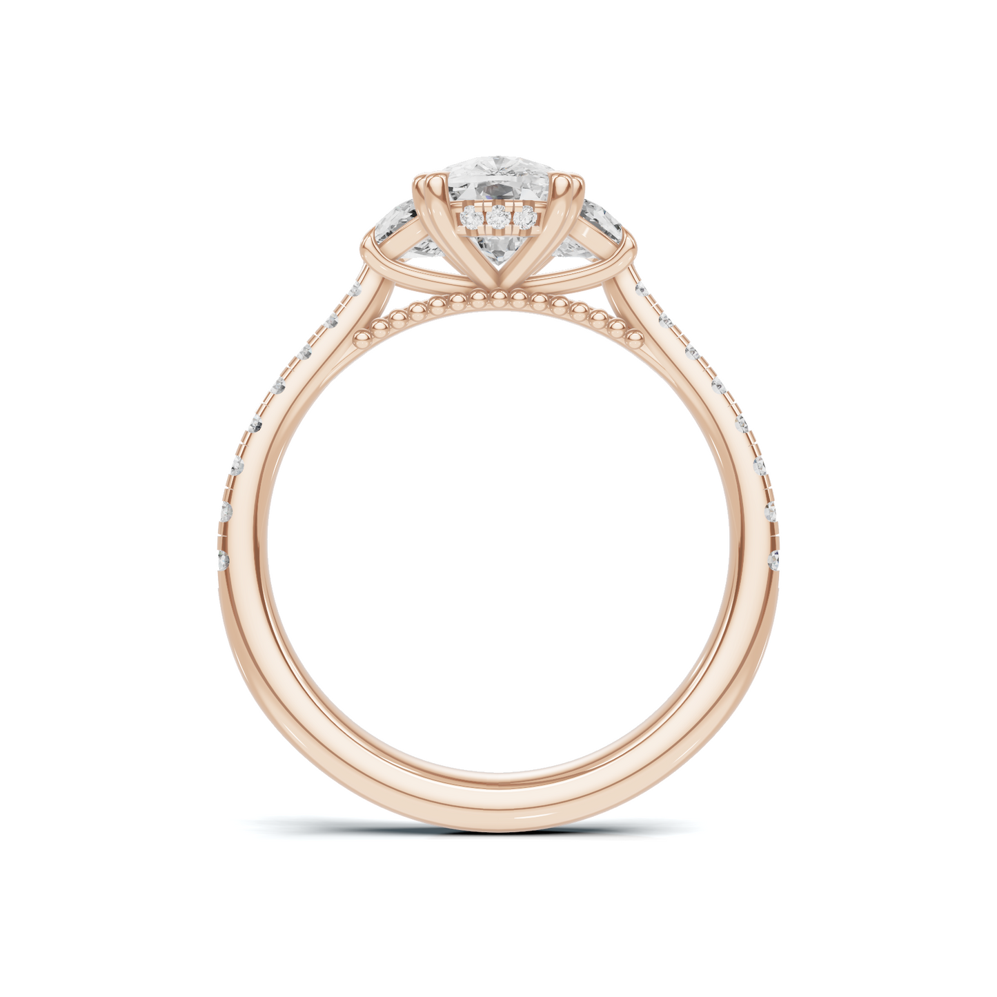 Magnificent Three Stone Ring