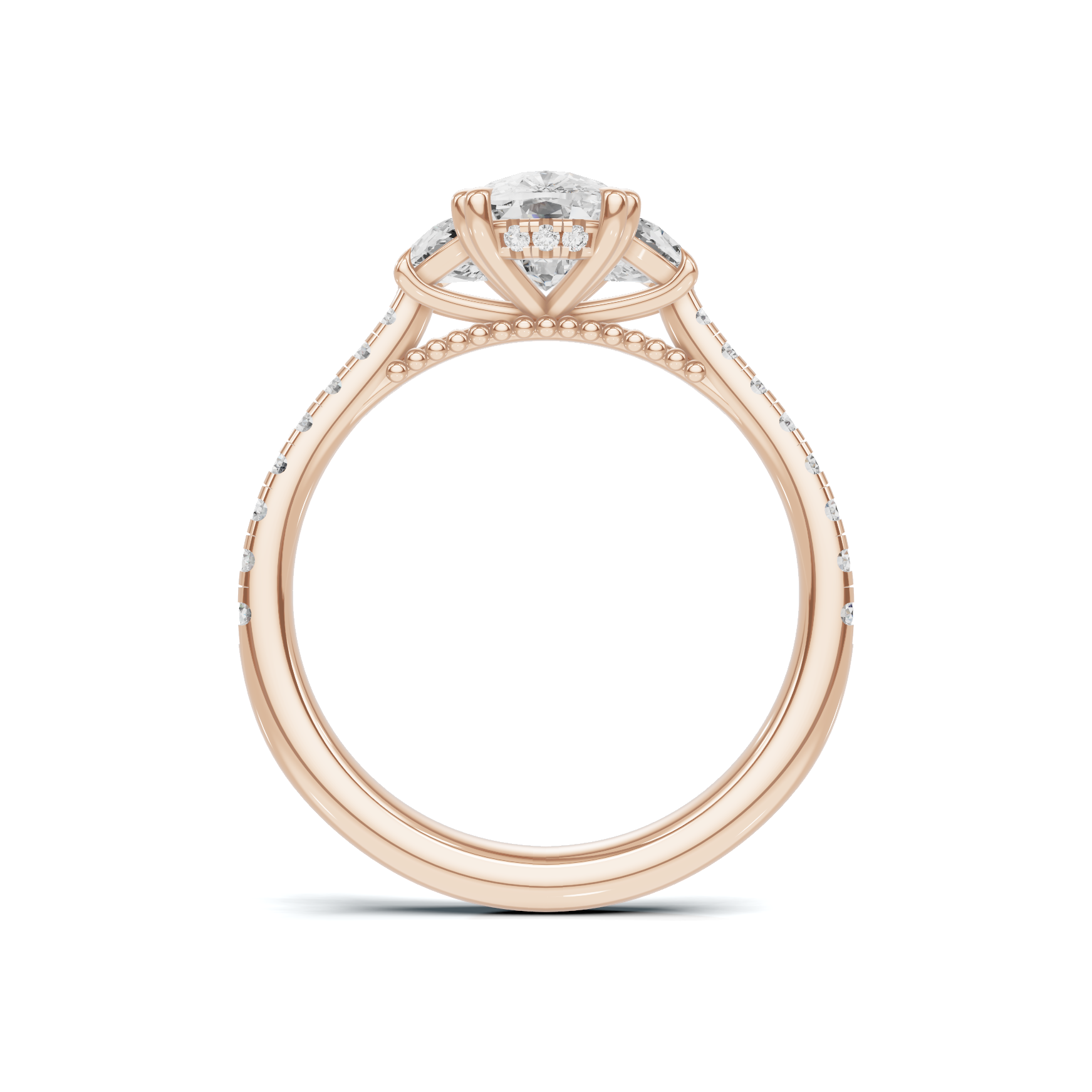 Magnificent Three Stone Ring