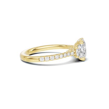 Magnificent Three Stone Ring