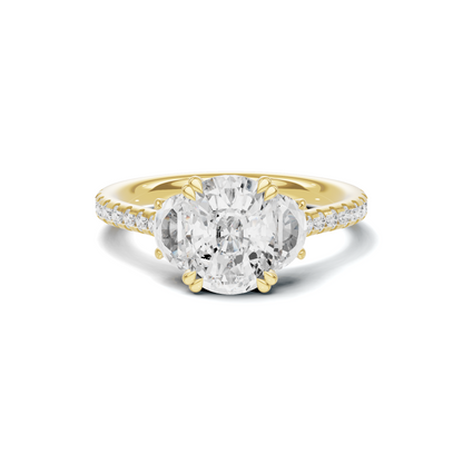 Magnificent Three Stone Ring