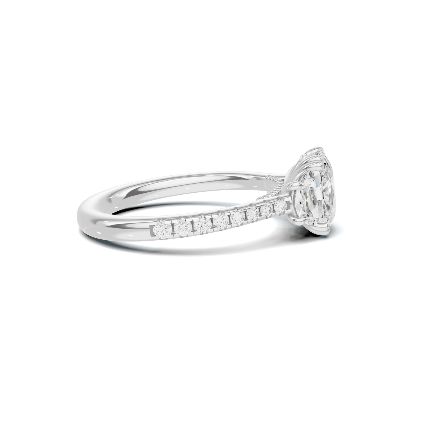 Magnificent Three Stone Ring