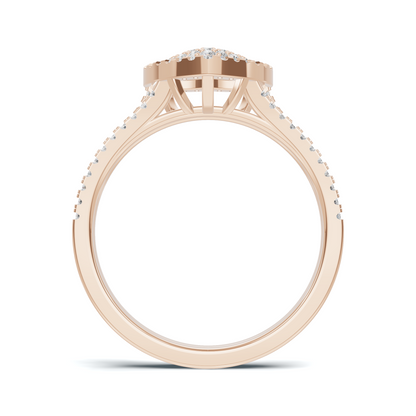 Majestic Pave Heart Statement Ring