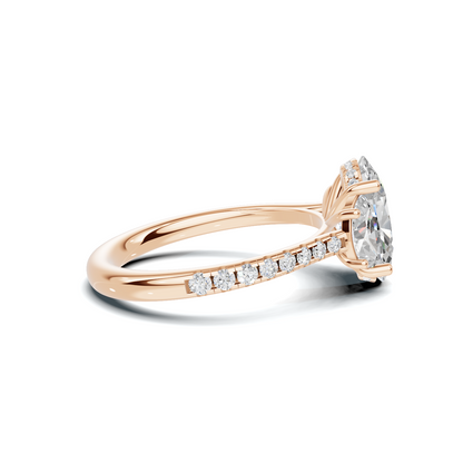 Majestic Three Stone Ring