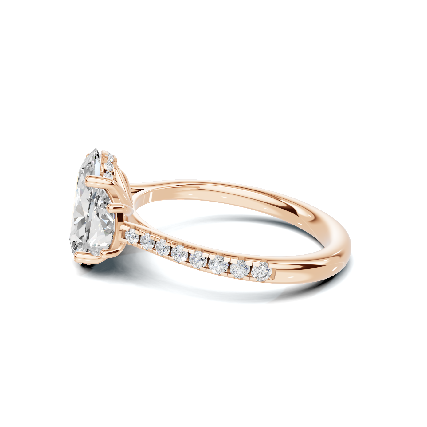 Majestic Three Stone Ring