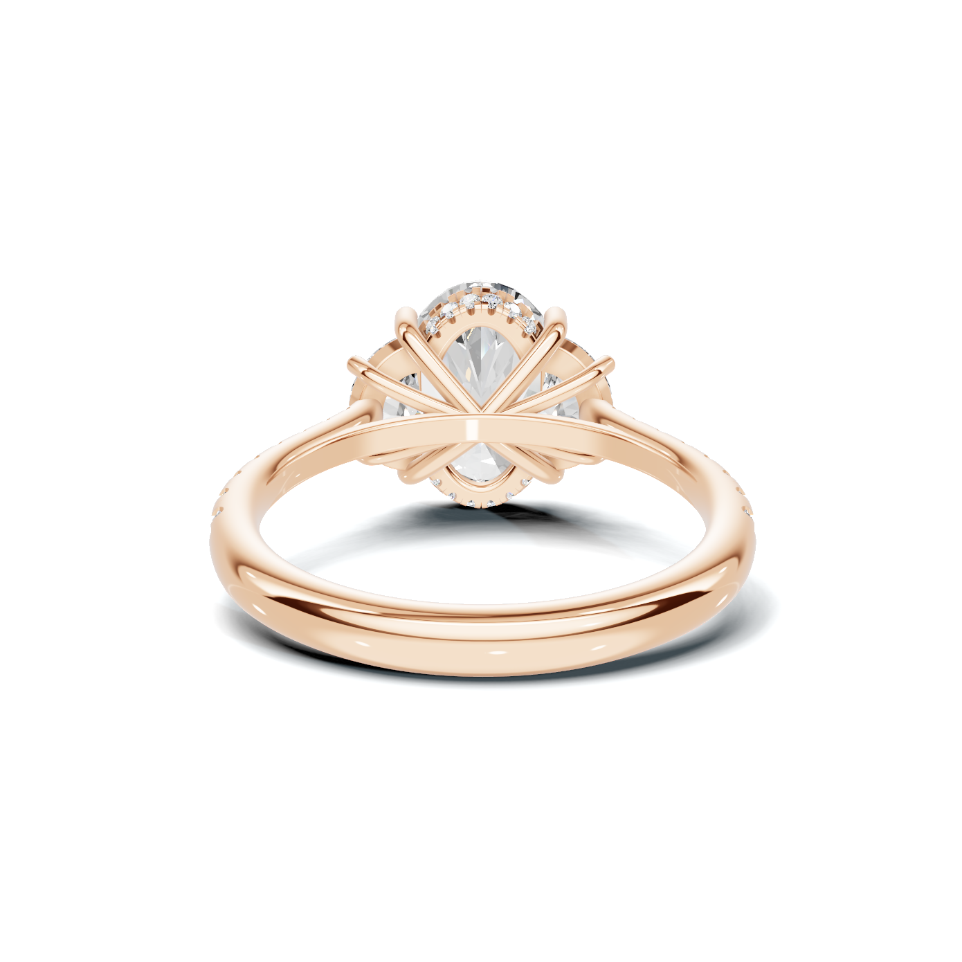 Majestic Three Stone Ring