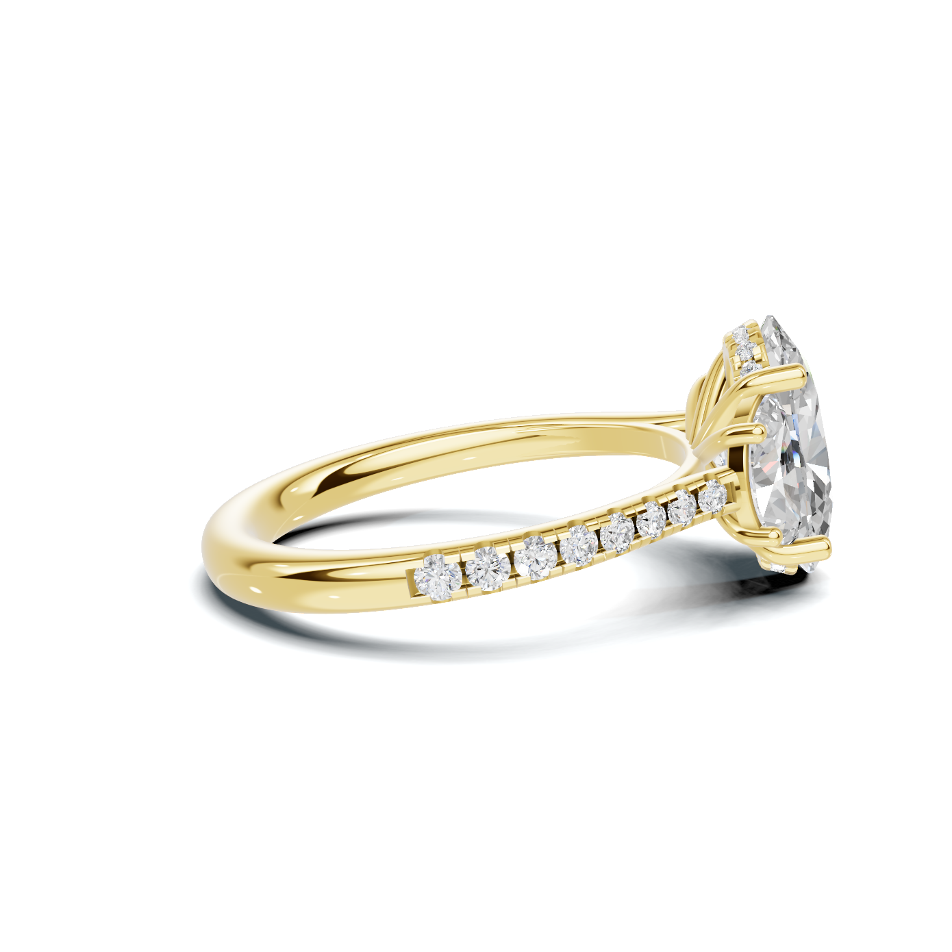 Majestic Three Stone Ring