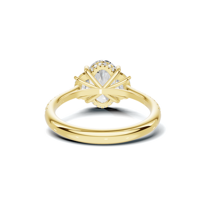 Majestic Three Stone Ring