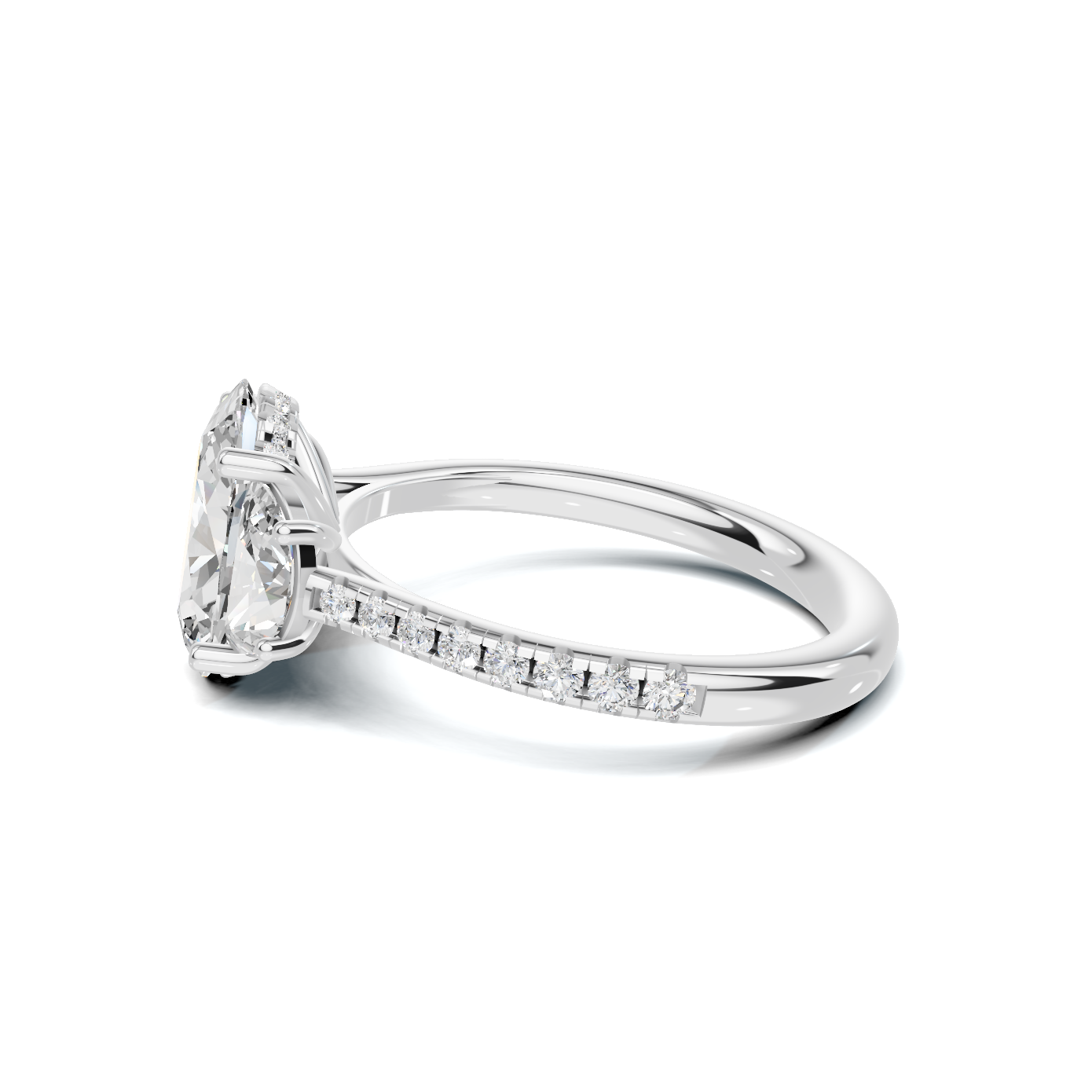Majestic Three Stone Ring