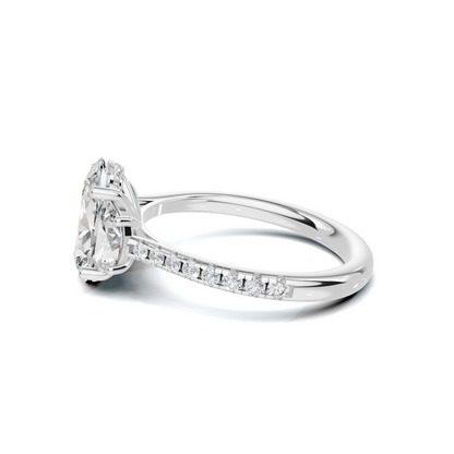Majestic Three Stone Ring