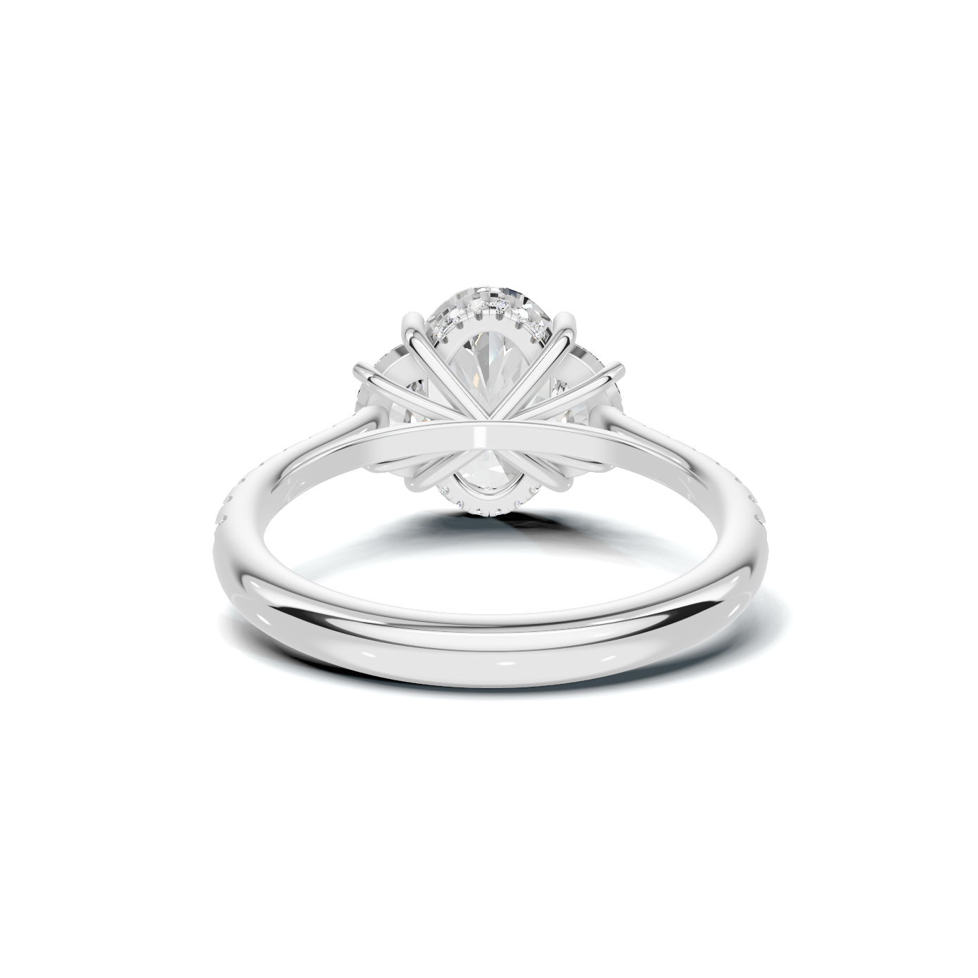 Majestic Three Stone Ring