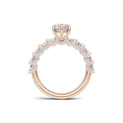 Marquise Accent Pave Ring