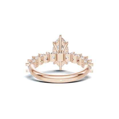 Marquise Accent Pave Ring