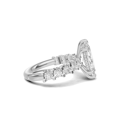 Marquise Accent Pave Ring