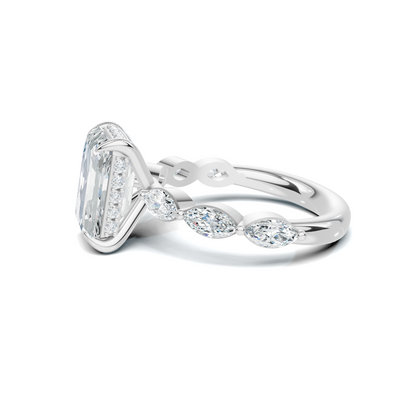Marquise Accent Side Ring