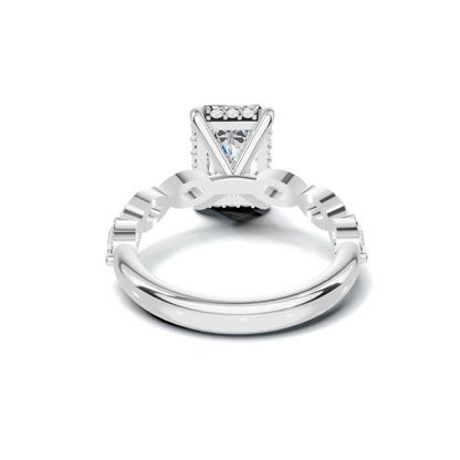 Marquise Accent Side Ring