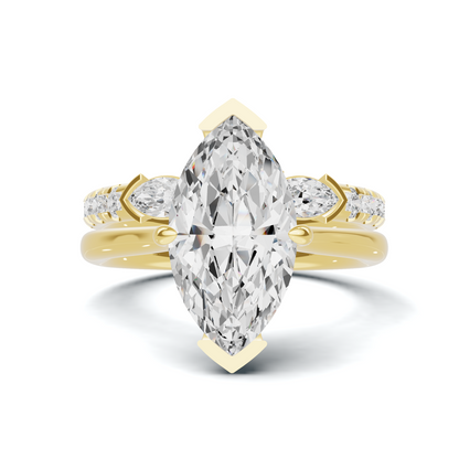 Marquise Accent Stacking Ring