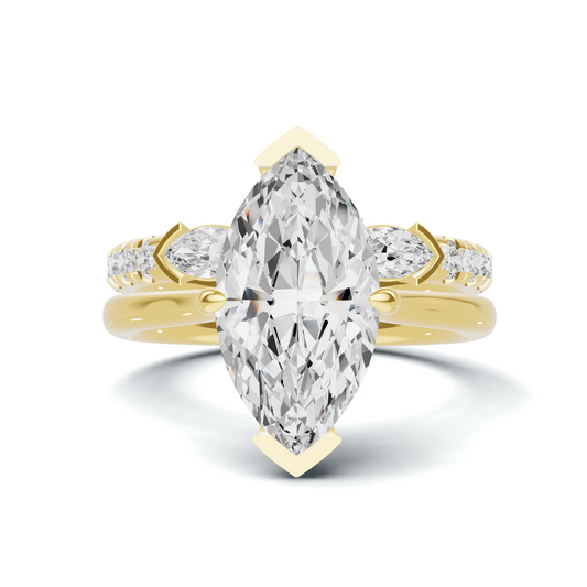 Marquise Accent Stacking Ring