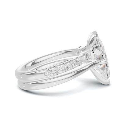 Marquise Accent Stacking Ring