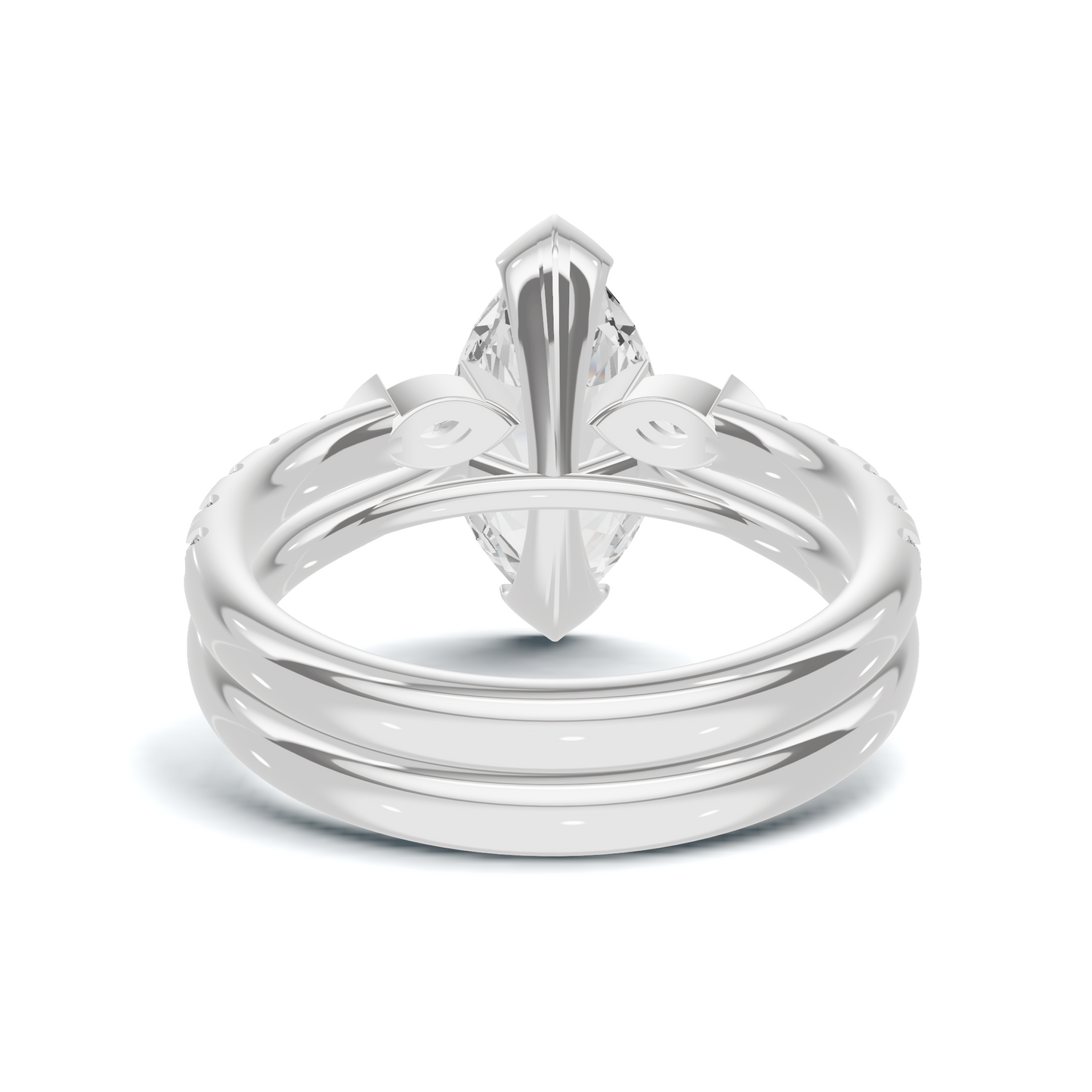 Marquise Accent Stacking Ring