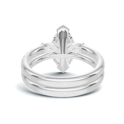 Marquise Accent Stacking Ring