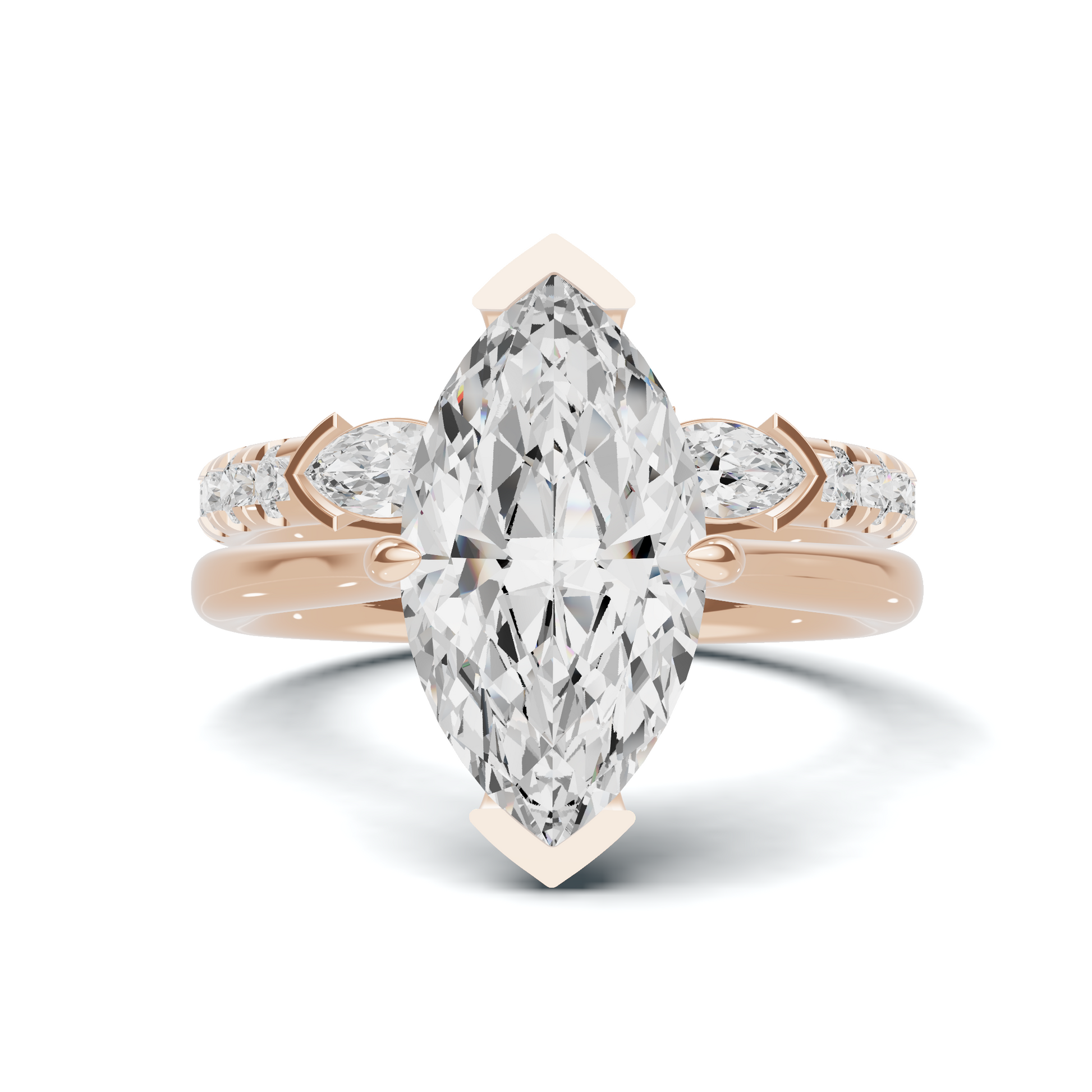 Marquise Accent Stacking Ring