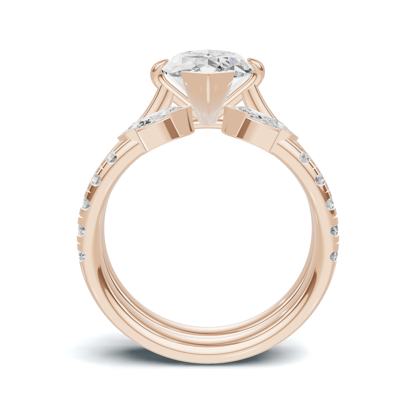 Marquise Accent Stacking Ring
