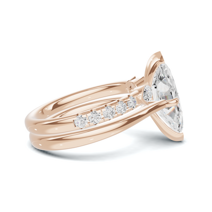 Marquise Accent Stacking Ring