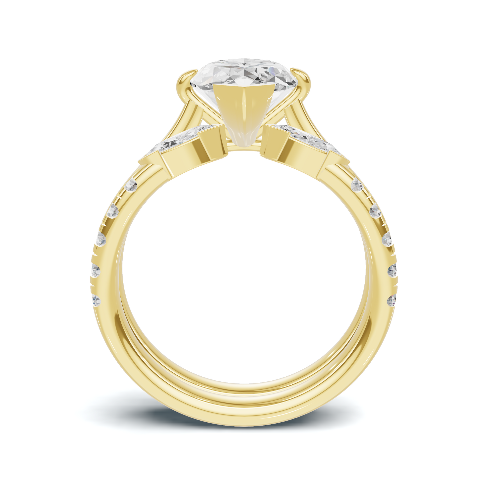 Marquise Accent Stacking Ring