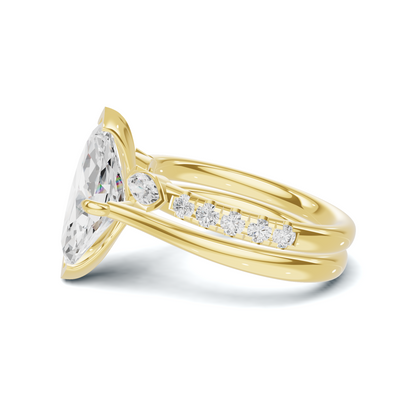 Marquise Accent Stacking Ring