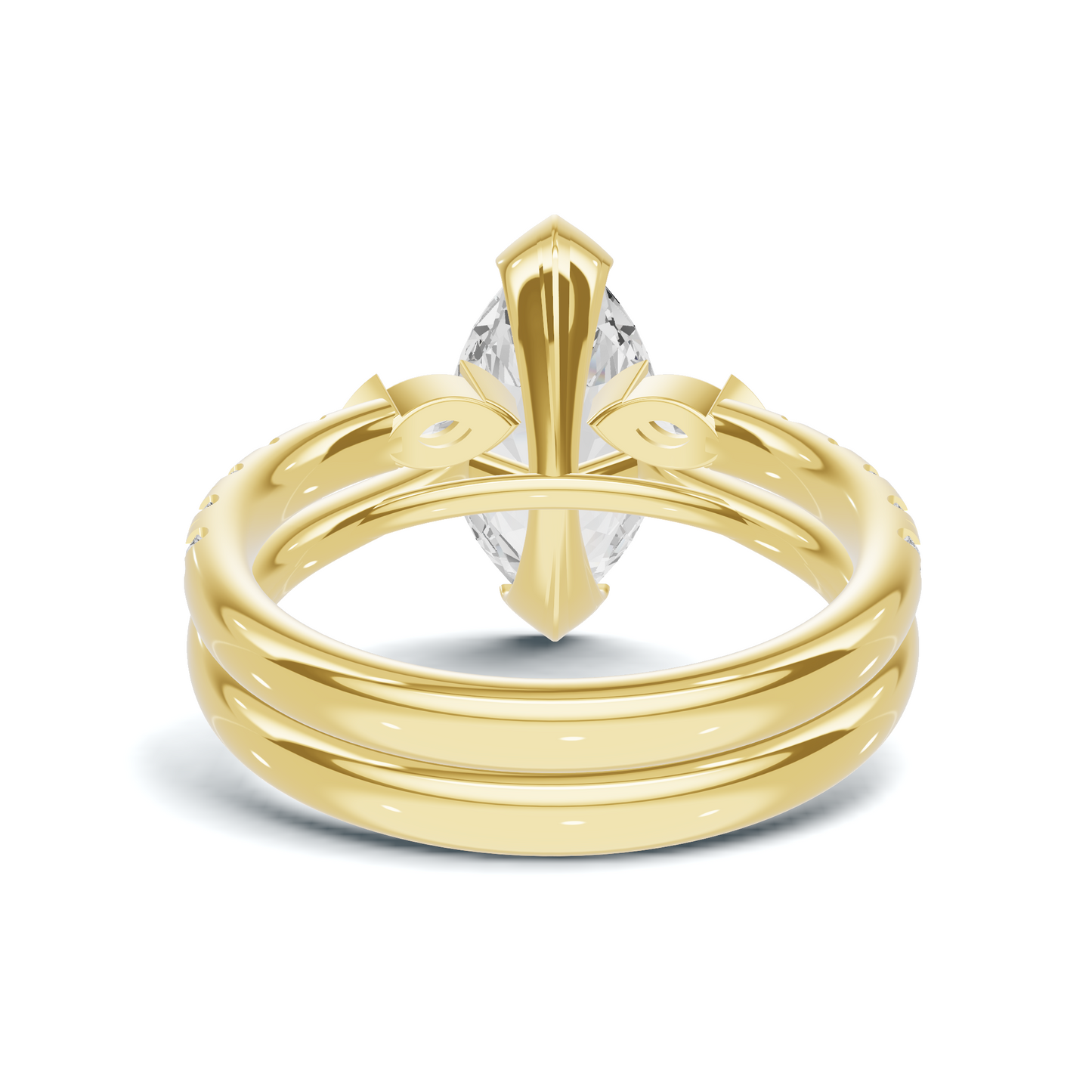 Marquise Accent Stacking Ring