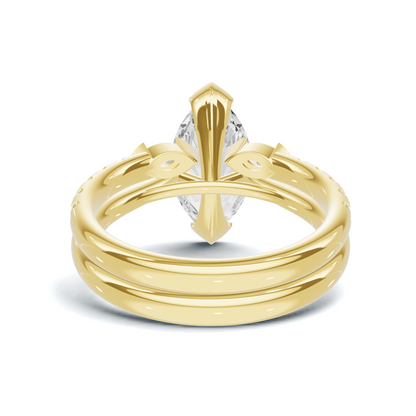 Marquise Accent Stacking Ring