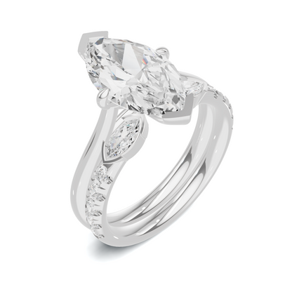 Marquise Accent Stacking Ring