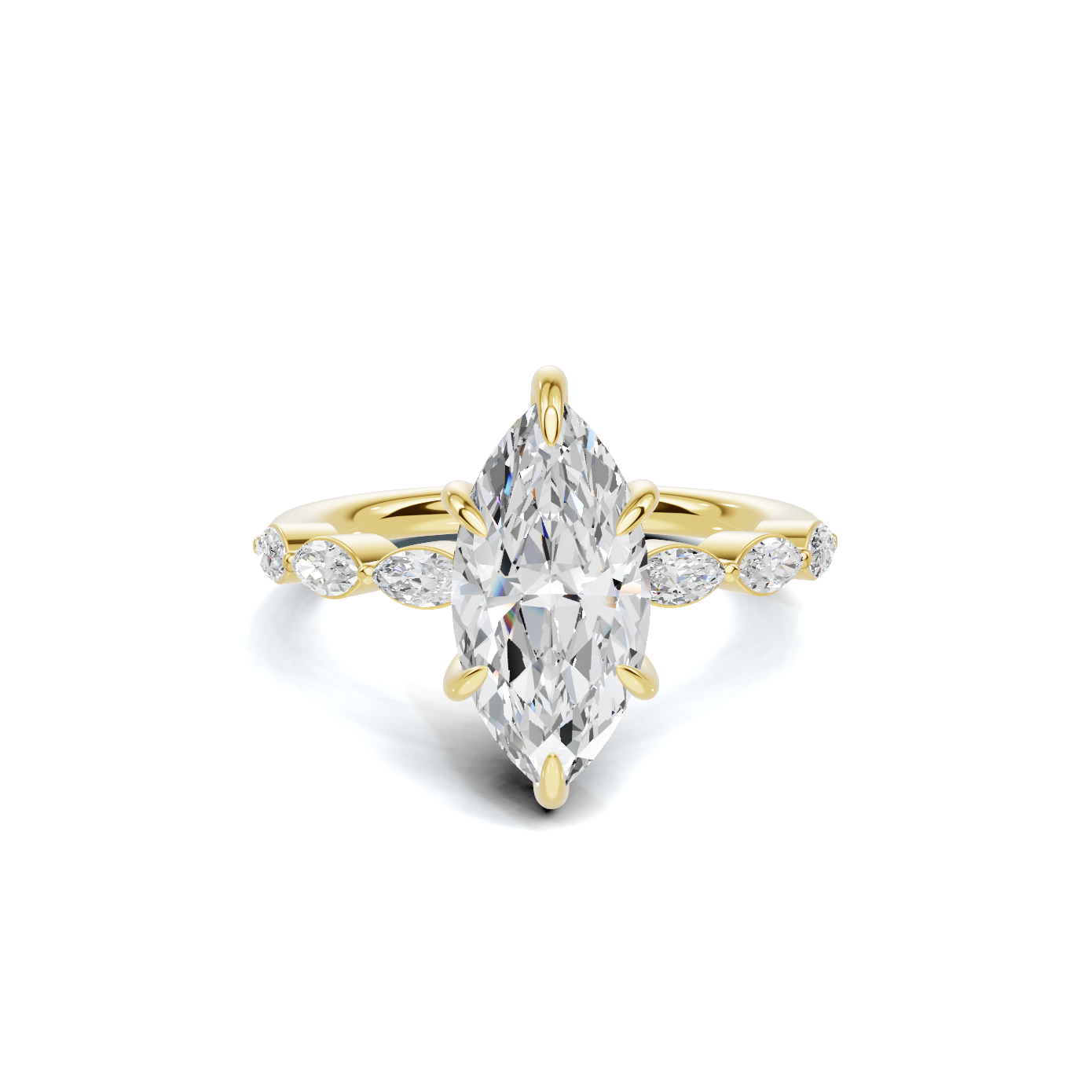 Marquise Accent Statement Ring