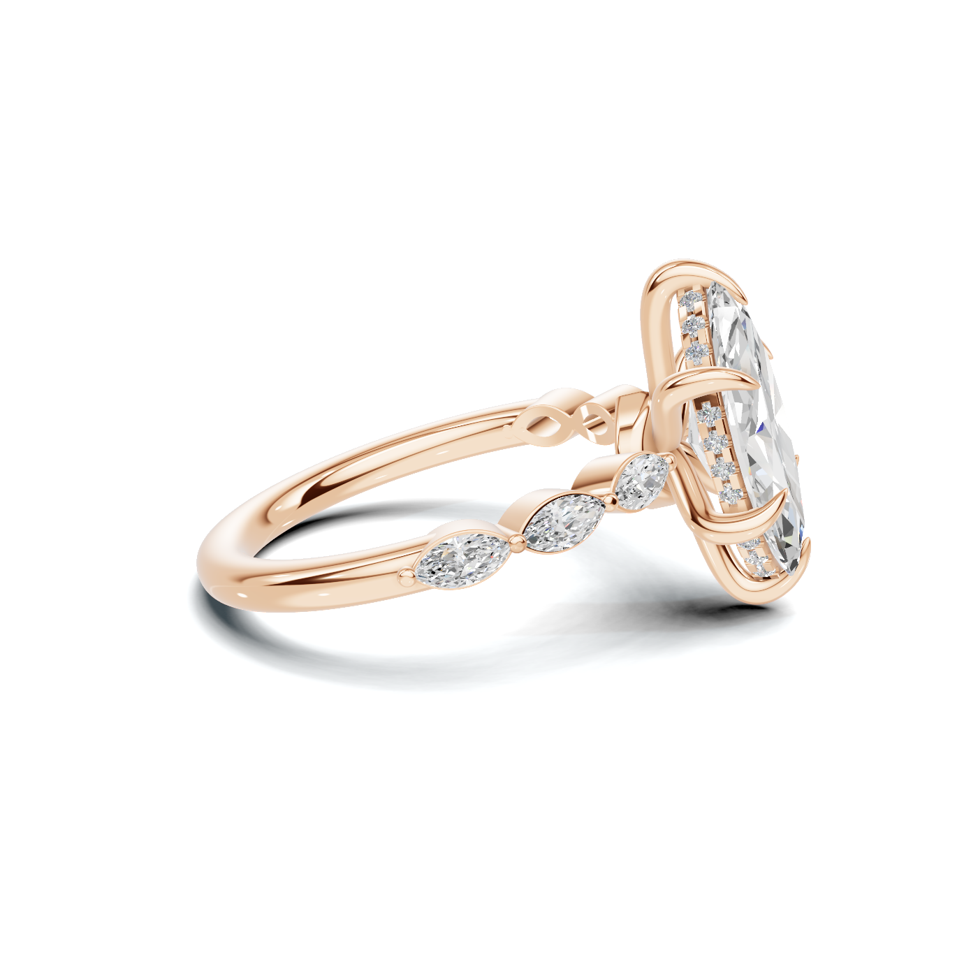 Marquise Accent Statement Ring