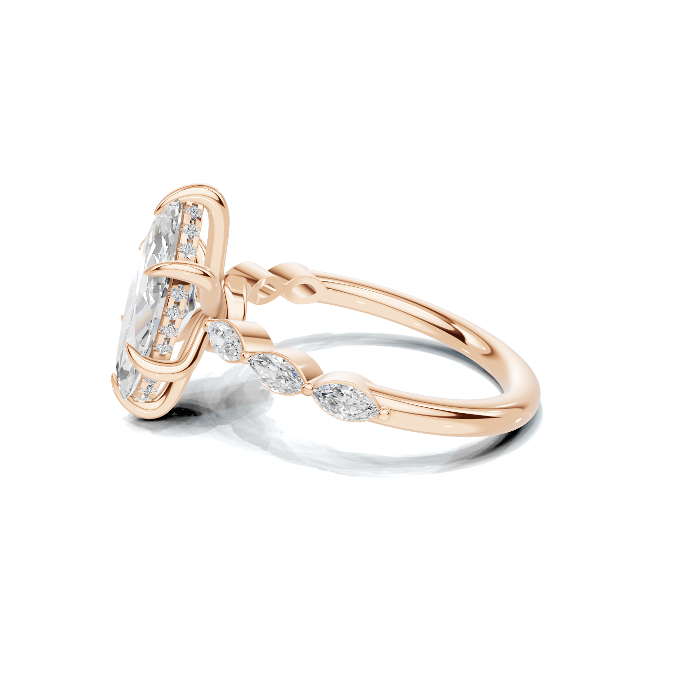 Marquise Accent Statement Ring