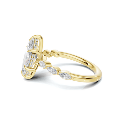 Marquise Accent Statement Ring