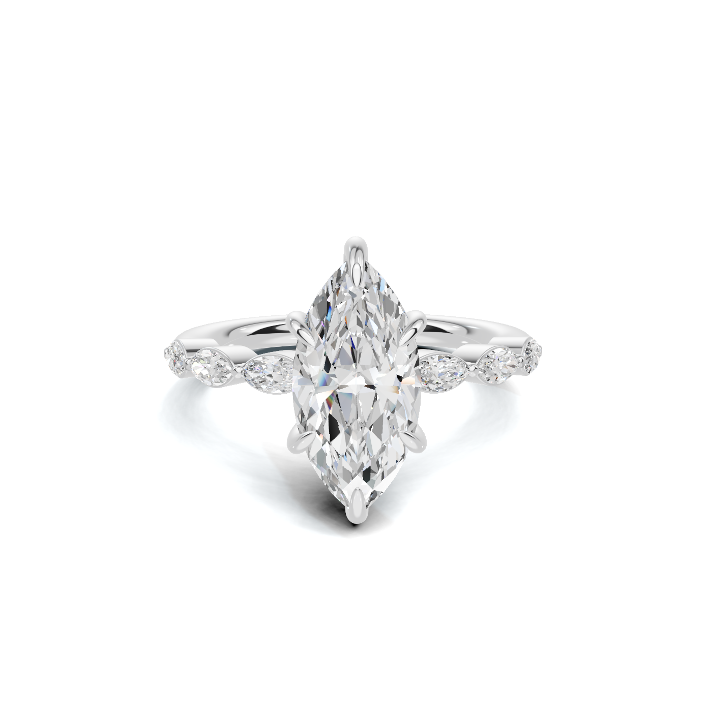 Marquise Accent Statement Ring