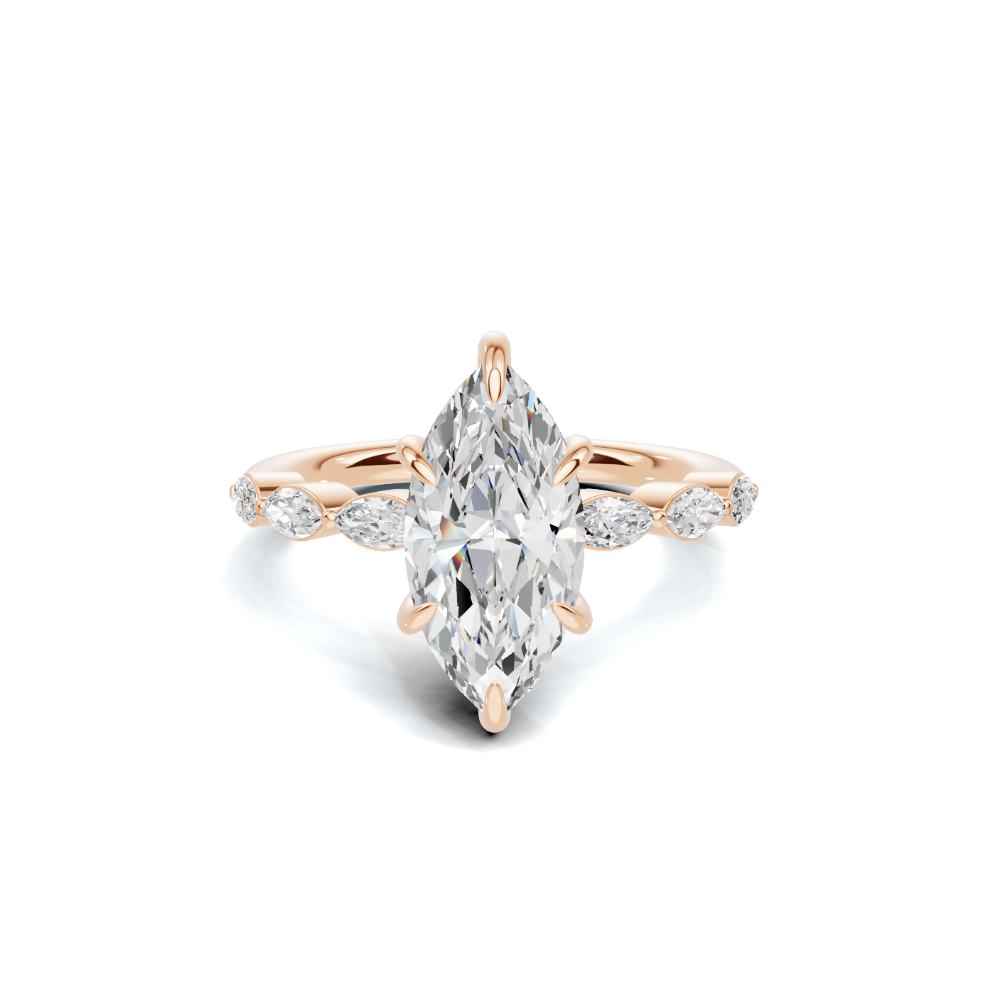Marquise Accent Statement Ring