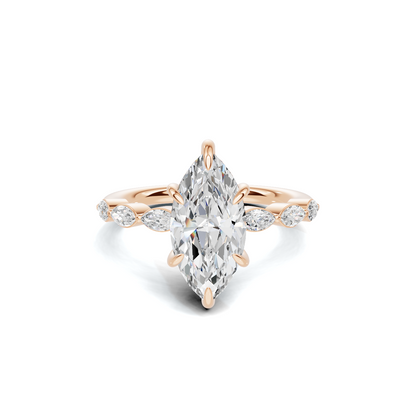 Marquise Accent Statement Ring