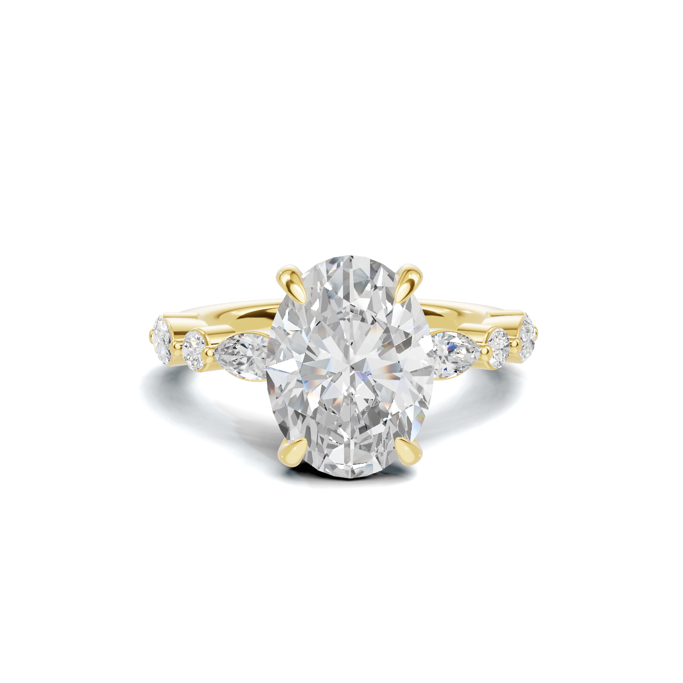 Marquise Accented Eternity Ring