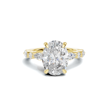 Marquise Accented Eternity Ring