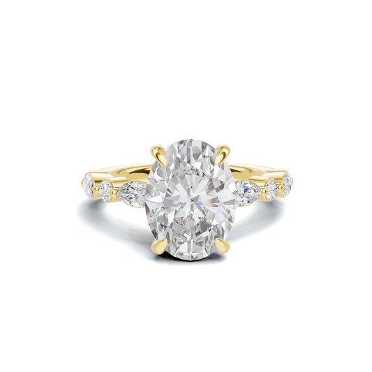 Marquise Accented Eternity Ring