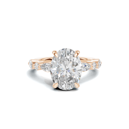 Marquise Accented Eternity Ring