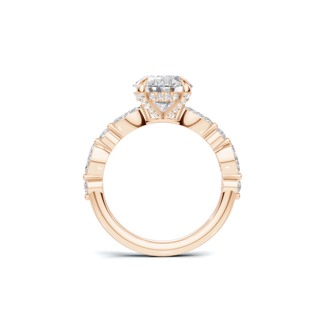 Marquise Accented Eternity Ring