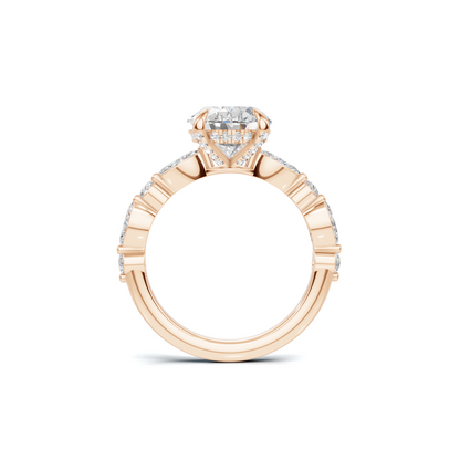 Marquise Accented Eternity Ring