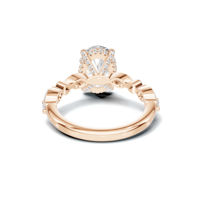Marquise Accented Eternity Ring