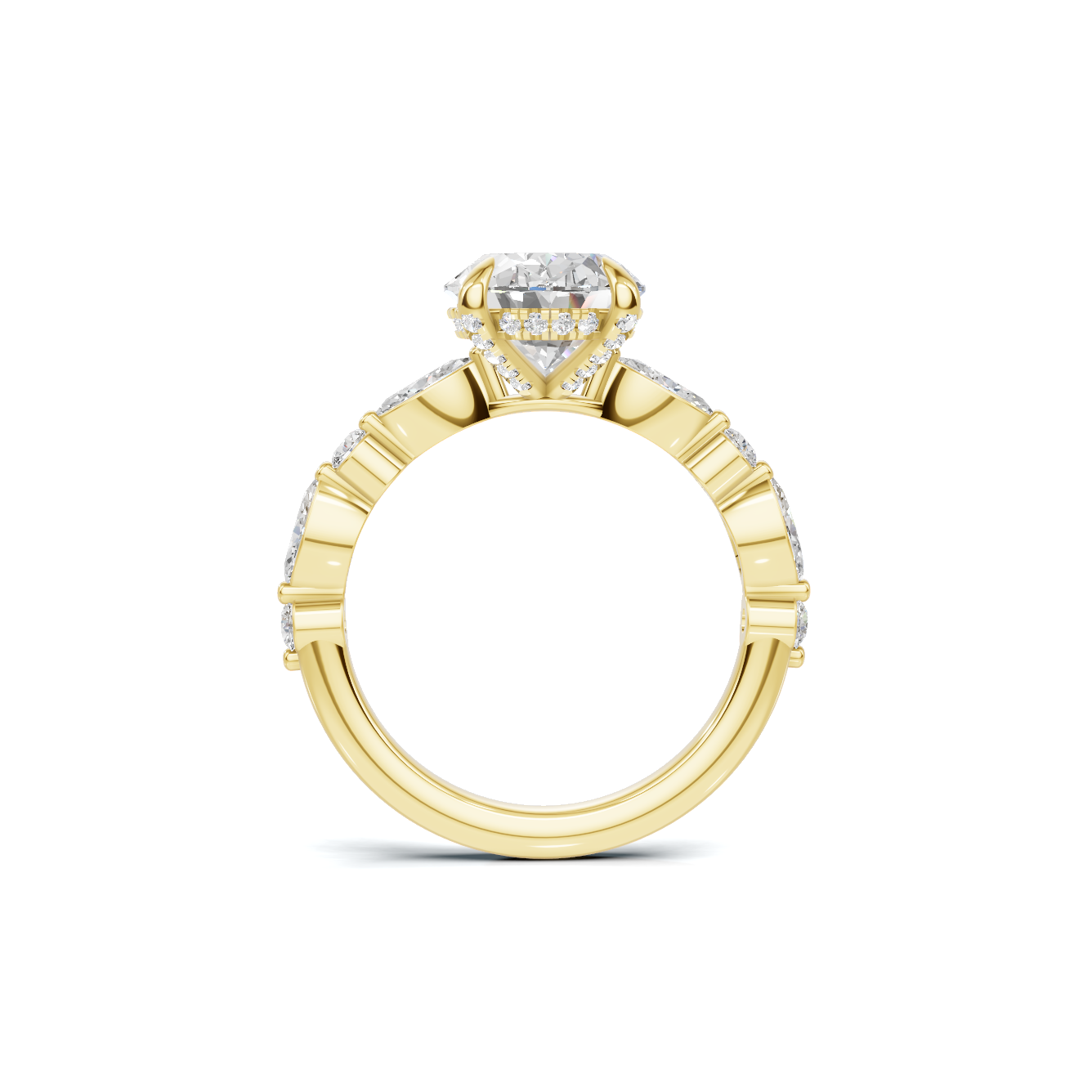 Marquise Accented Eternity Ring